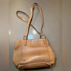 Vintage coach Tan Leather Shoulder Bag